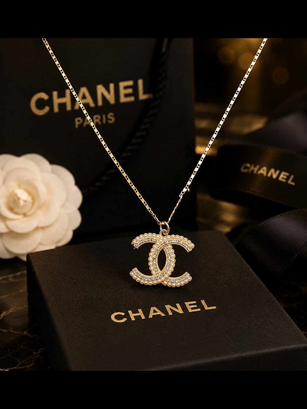 ✨ One-of-a-Kind Upcycled Chanel Zipper Pull Charm Necklace ✨
